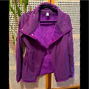 Ivivva purple fleece jacket